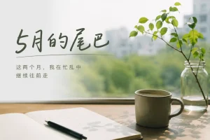 5月的尾巴，不是结束，而是提醒自己：再忙，也要继续往前走。